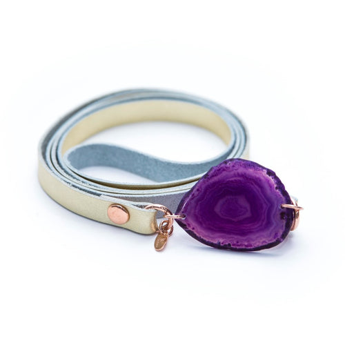 The Ash Leather 3-in-1, Purple Agate