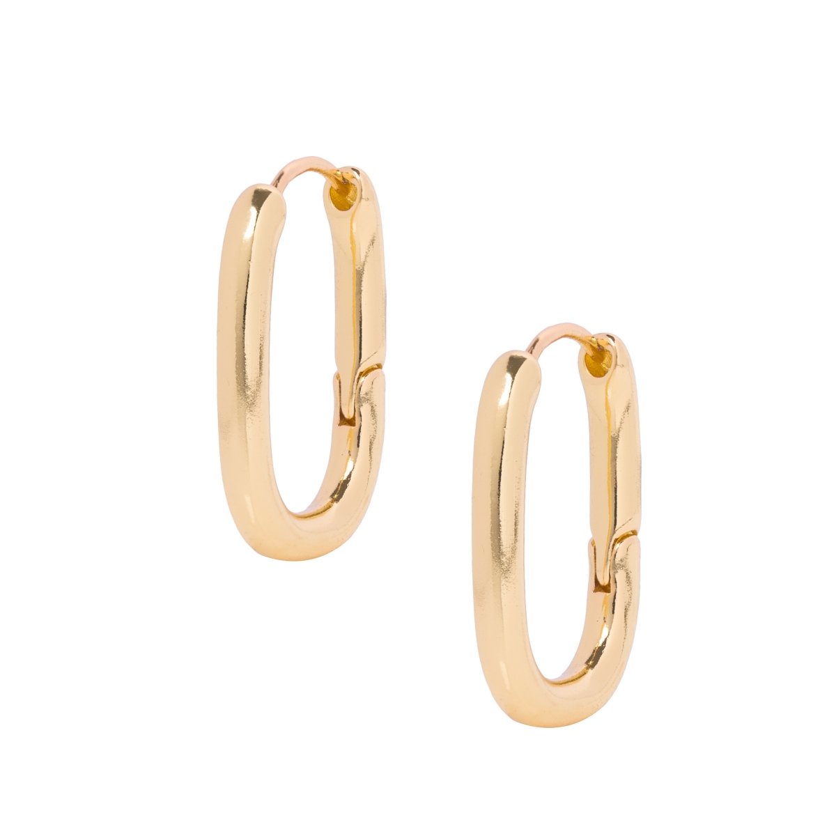 Margot 18K White Gold Plated Hoop Earrings - Fab Friday