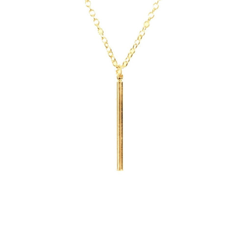 The Love Yourself Thin Rod Necklace