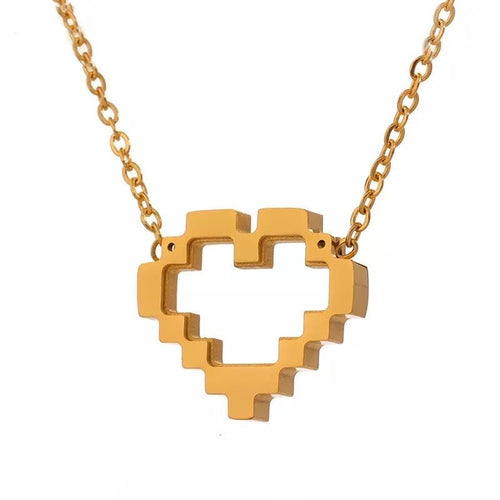 The Tee Heart Necklace Pendent