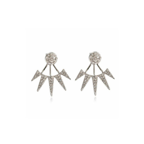 The Crystal Spike 3-in-1 Earrings