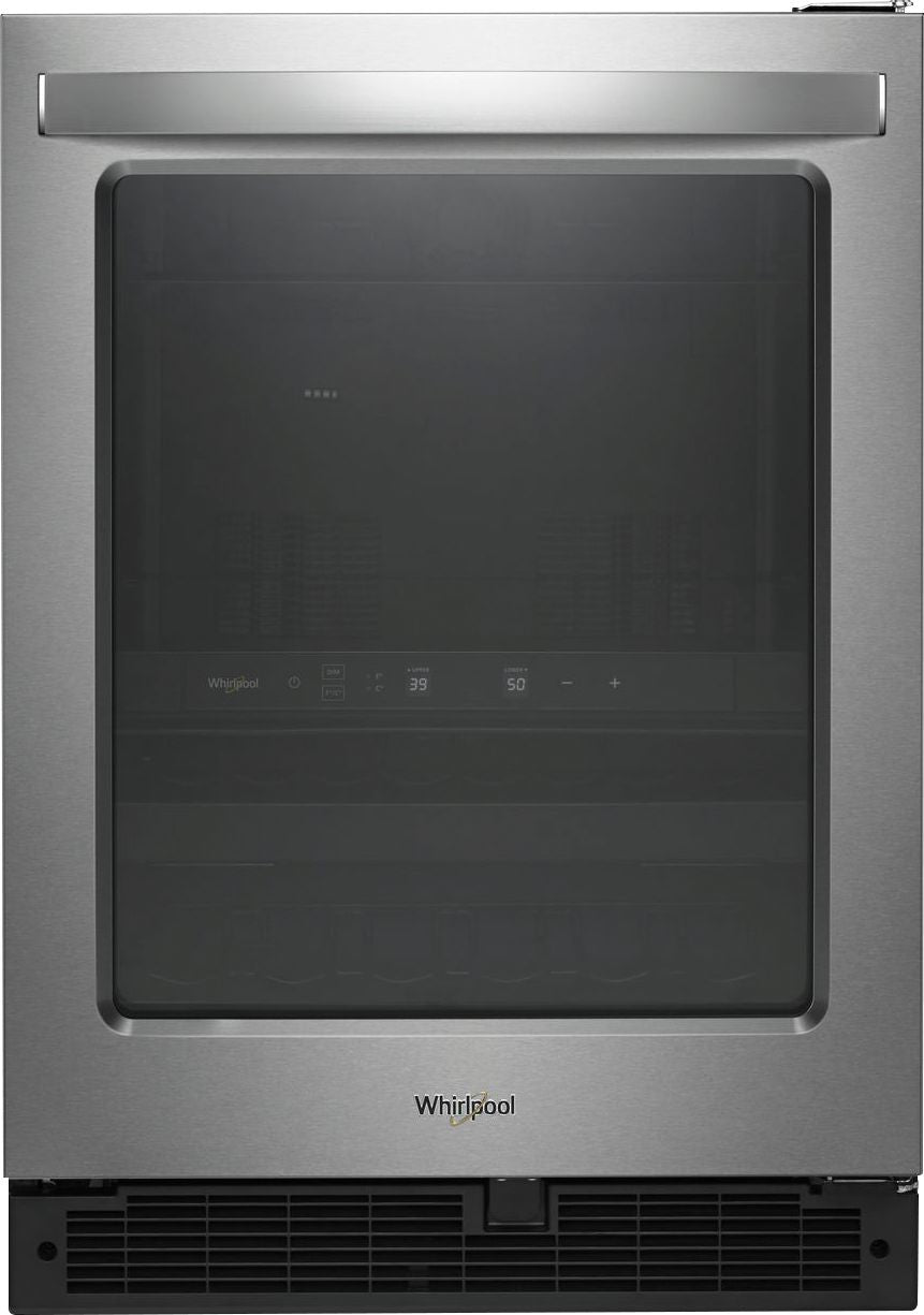 Whirlpool WCE55US6HB 36 inch Black Electric Ceramic Glass Cooktop with Dual Radiant Element