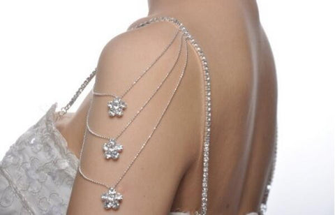 Smashingly Hot  Shoulder Chain Jeweled Bra Straps