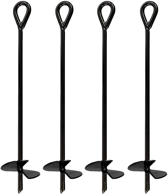 Ashman Rebar Stake Anchor 12 Inches in Length, Ideal for Securing  Animals,tents, Canopies, Sheds,car Ports, Swing Sets reber Stake 12 Pack 