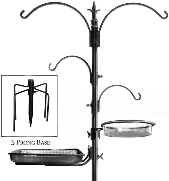 Ashman Premium Bird Feeding Station 92 Inches Tall 22 Wide X 92 Ta Ashman Garden Decor