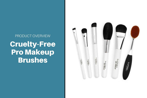 Product Overview: Cruelty Free Pro Makeup Brushes with a set of 6 vegan brushes