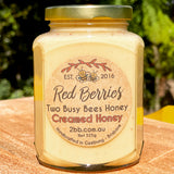 Creamed Honey infused with Red Berries