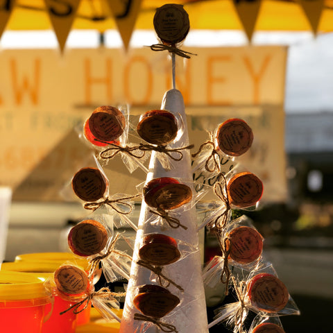 Two Busy Bees Honey Lollipops
