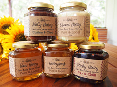 Two Busy Bees Honey - Five Jar Set