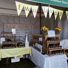 Two Busy Bees tent at the Green Heart Fair