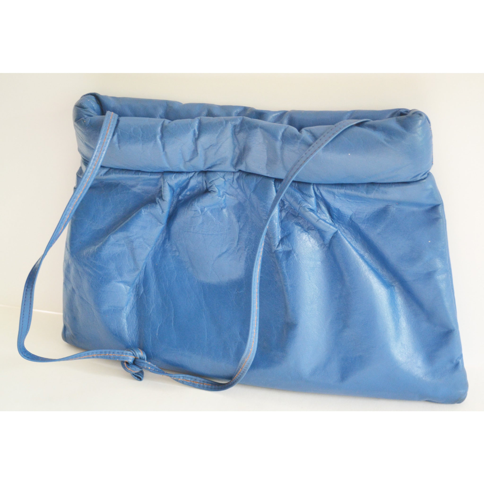 cobalt blue clutch purse