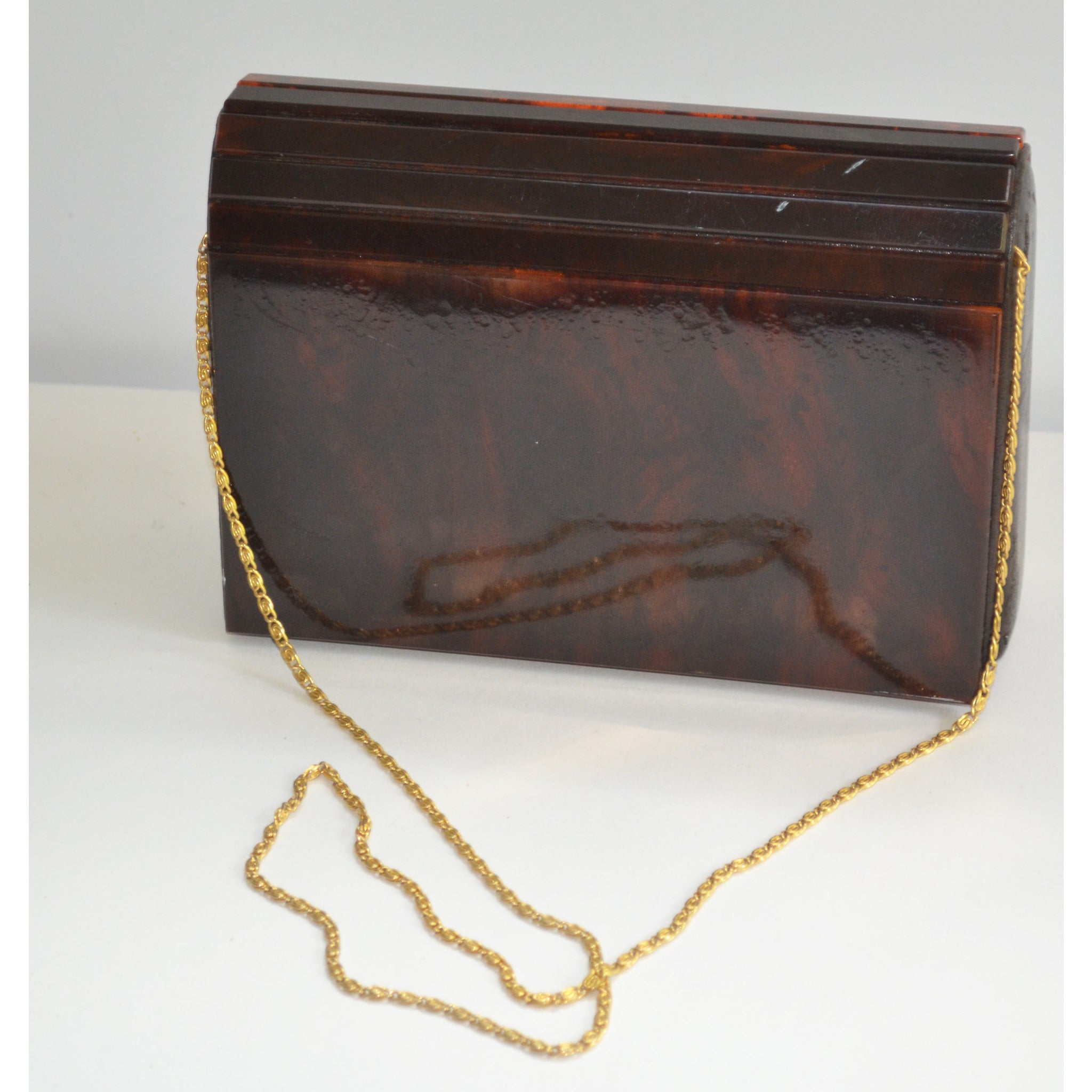 vintage lucite clutch