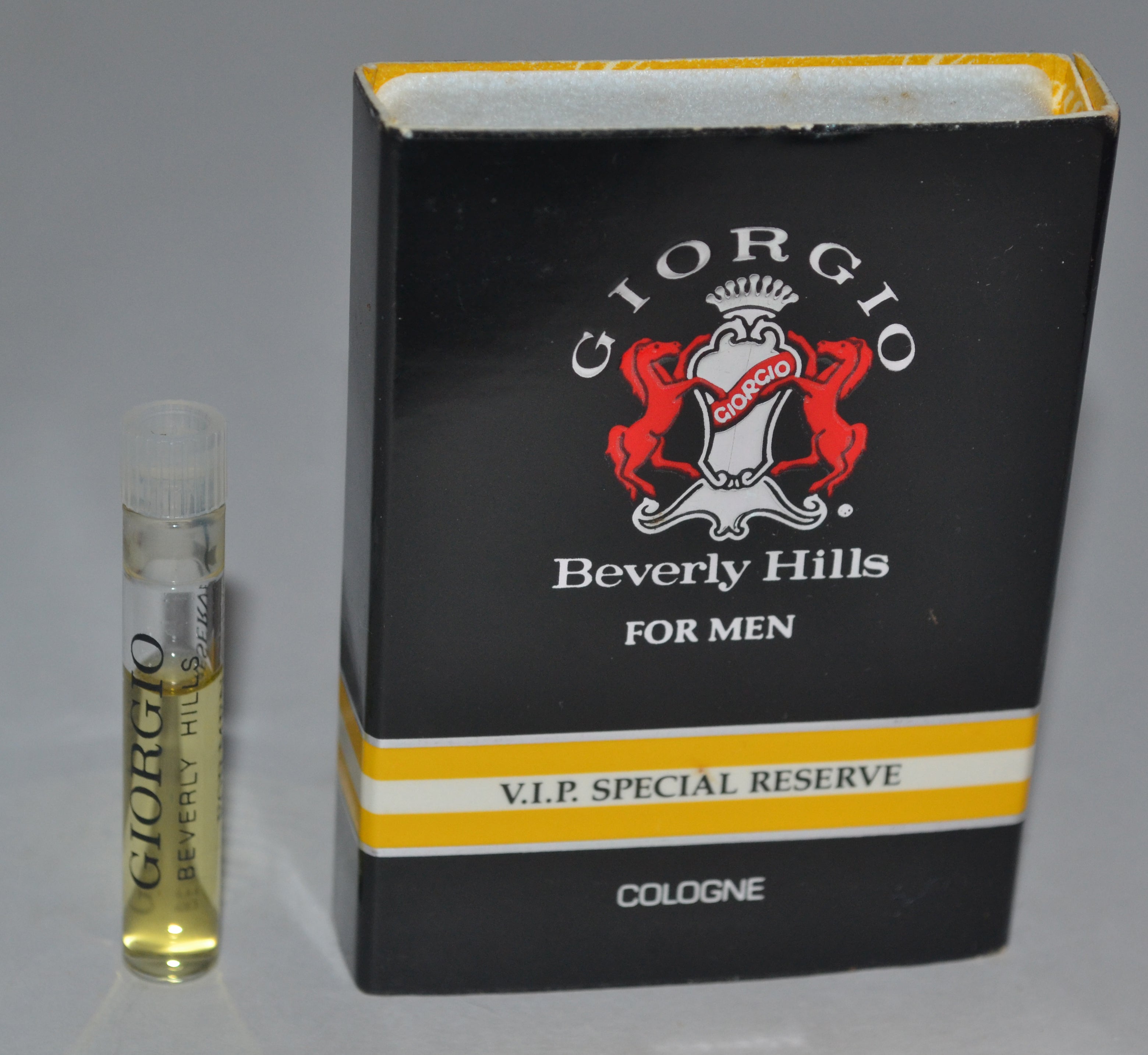 Special vip. Giorgio Beverly Hills v.i.p. Special Reserve for men.