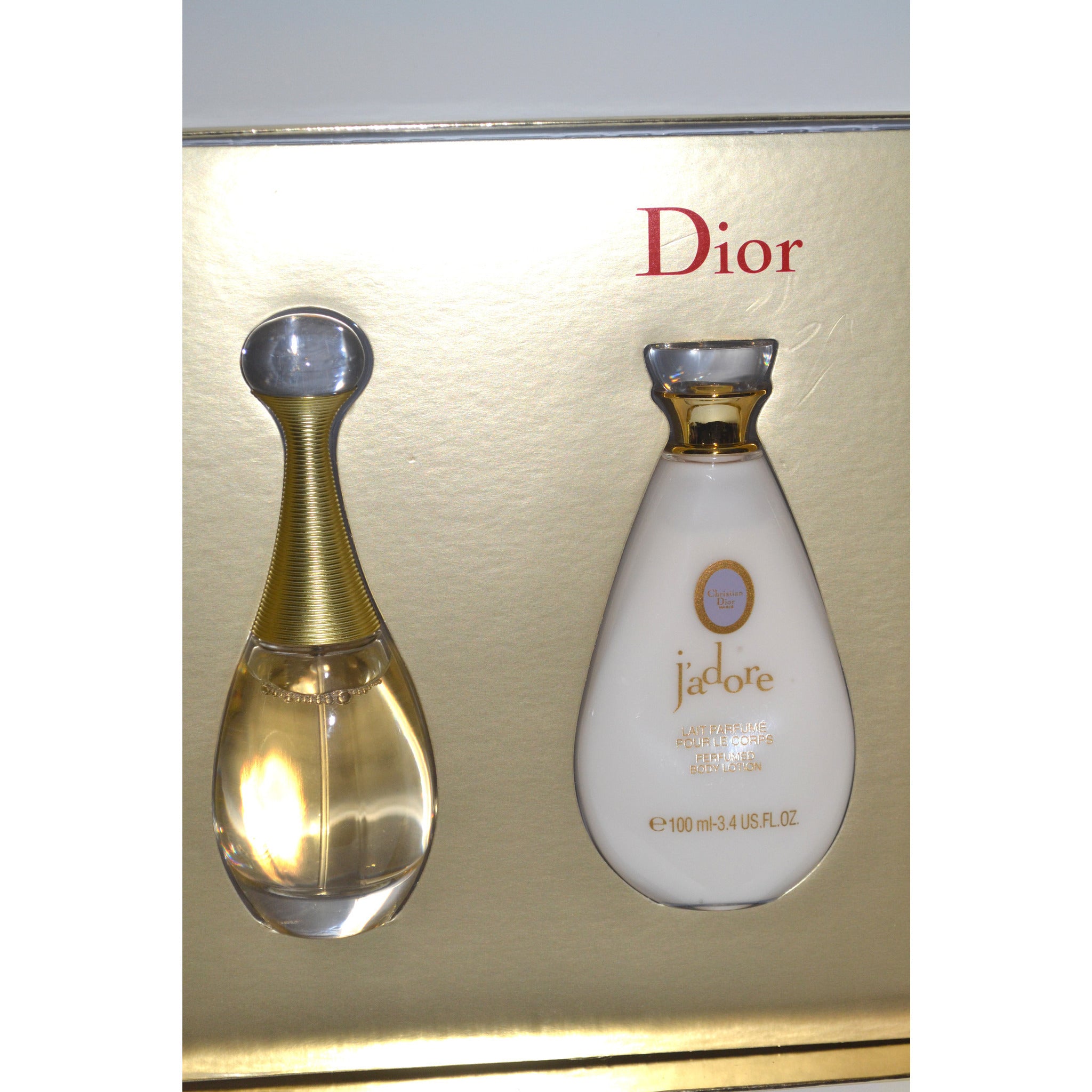 dior perfume and lotion set