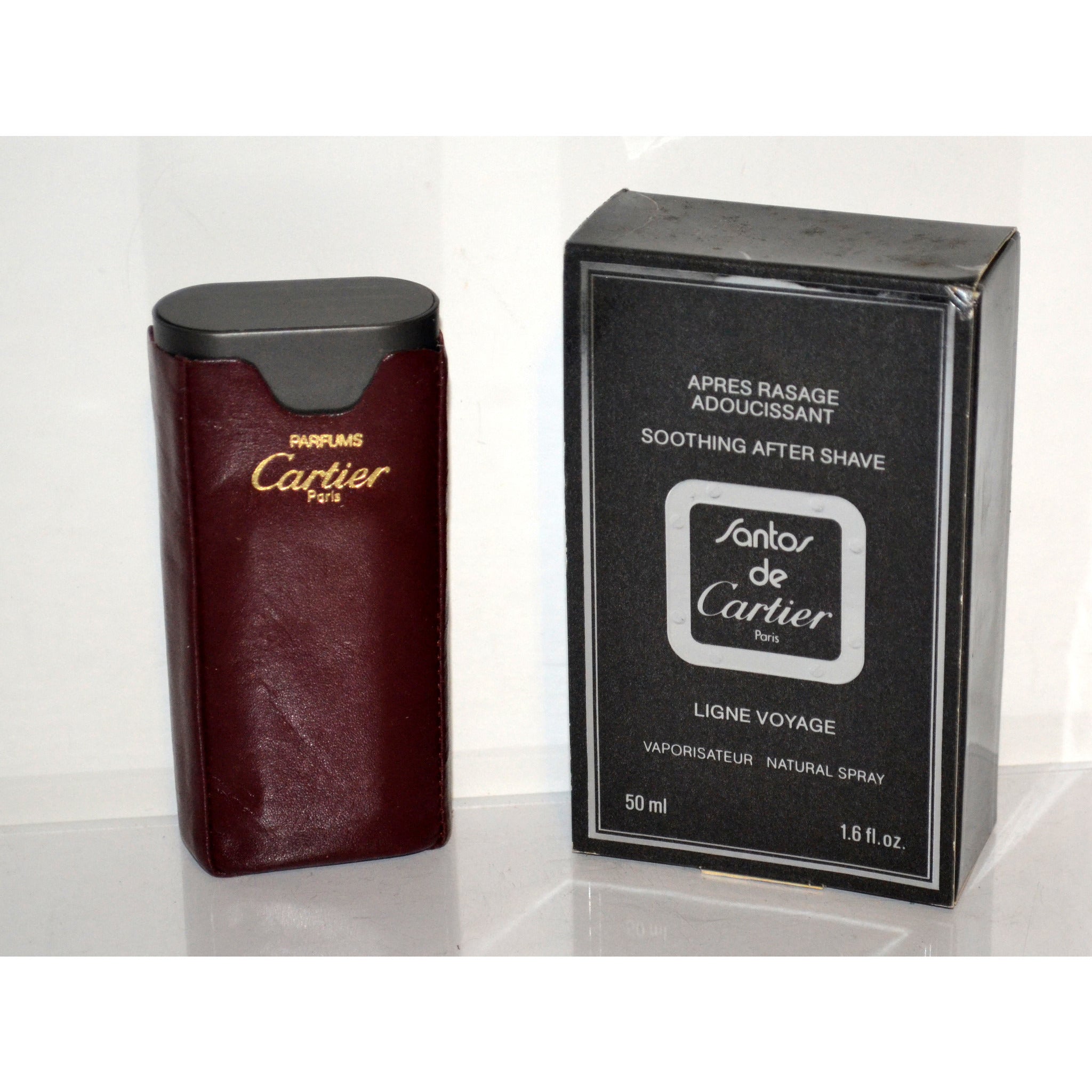 Vintage Santos de Cartier After Shave 