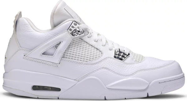 all white and silver jordans