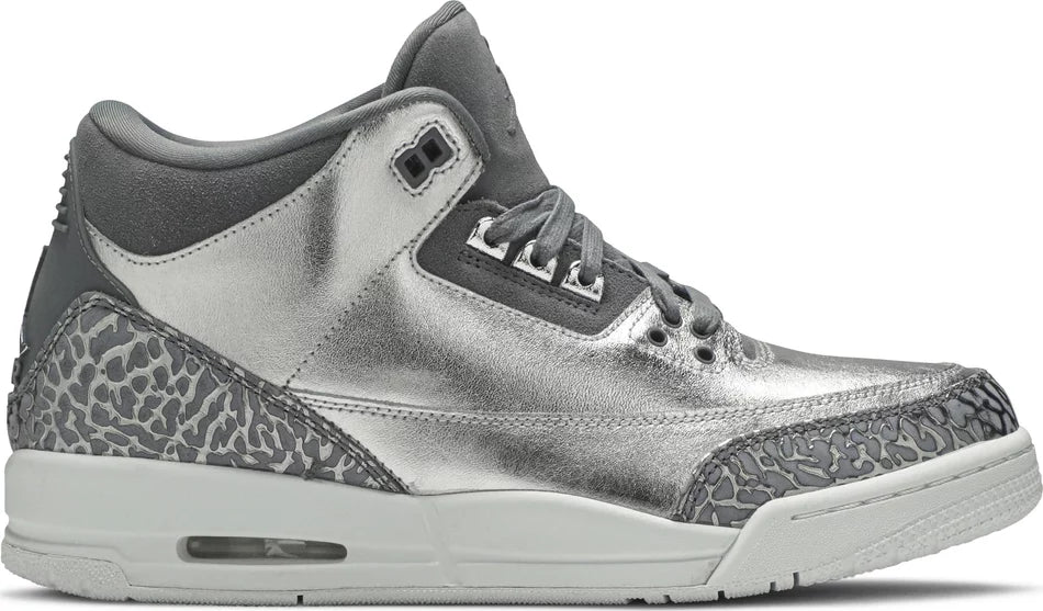 air jordan retro 3 white metallic silver