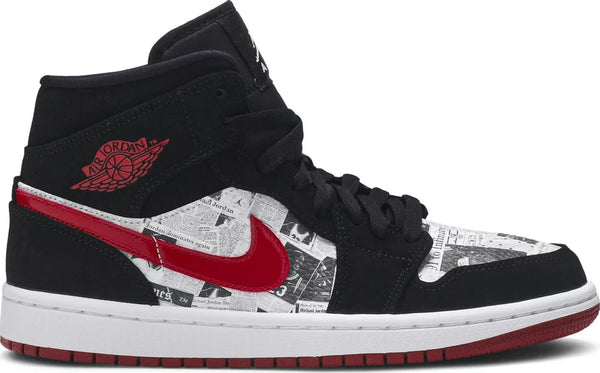 air jordan mid newspaper