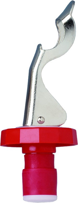 Bottle Stopper, Metal Lever, Two on a Card