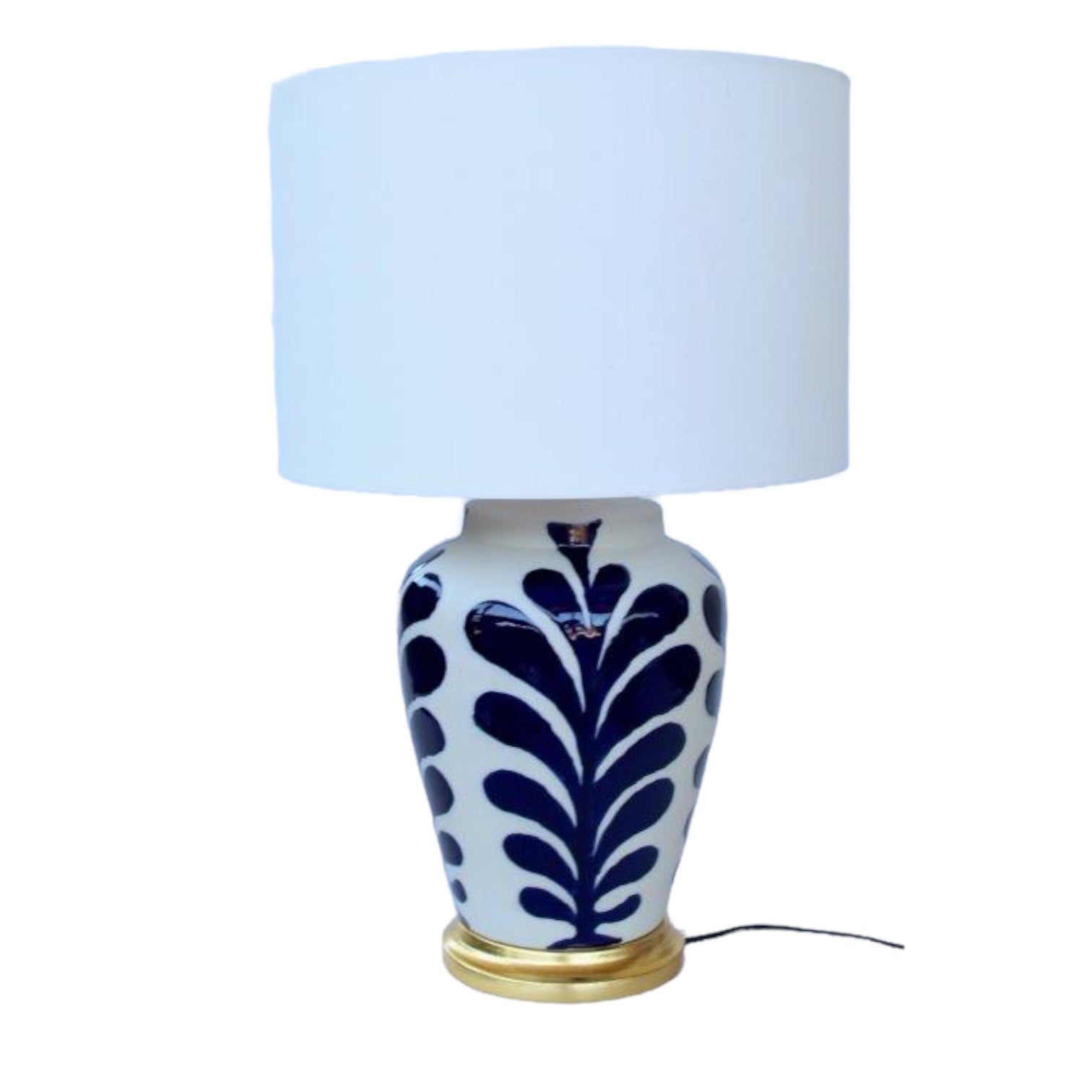 white blue lamp