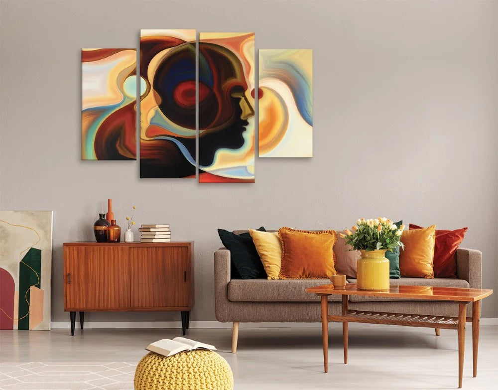 Living Room Cool Abstract Canvas San Francisco