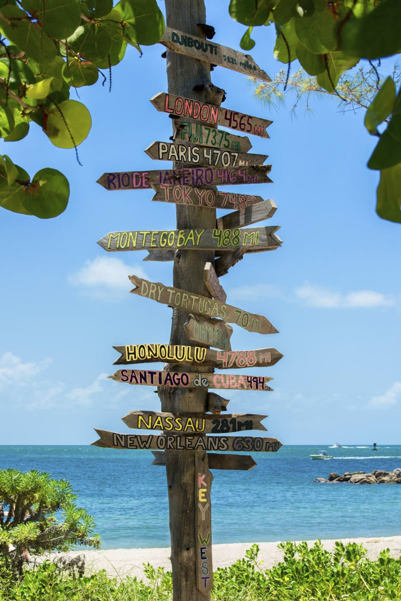 Beach Sign Watercolor | Prints, Framed Prints And Multi Panel Art