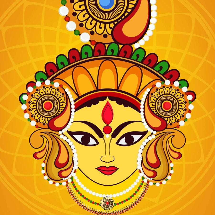 Goddess Durga Sculpture Wall Art | Photography