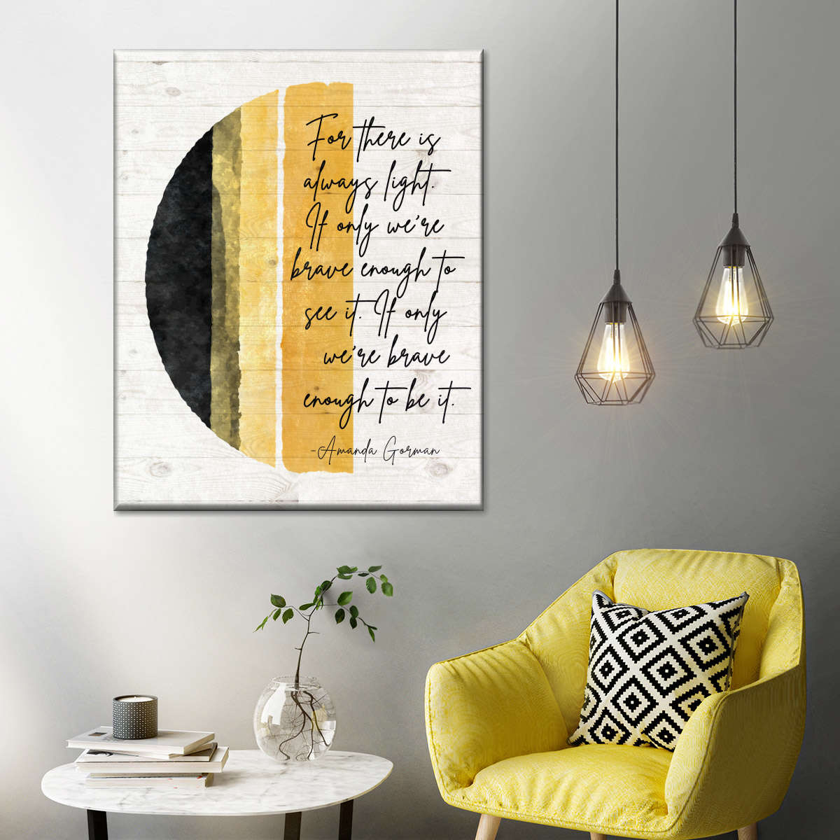 Amanda Gorman's Feminism Quote Art: Canvas Prints, Frames & Posters