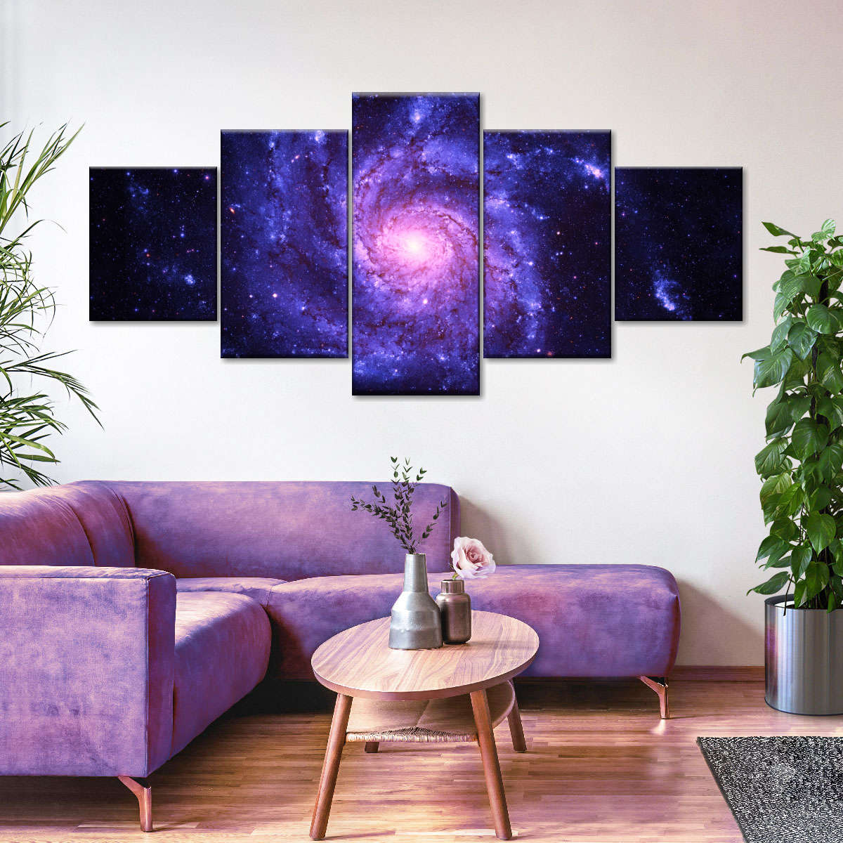 Purple Spiral Galaxy Wall Art: Canvas Prints, Art Prints & Framed Canvas