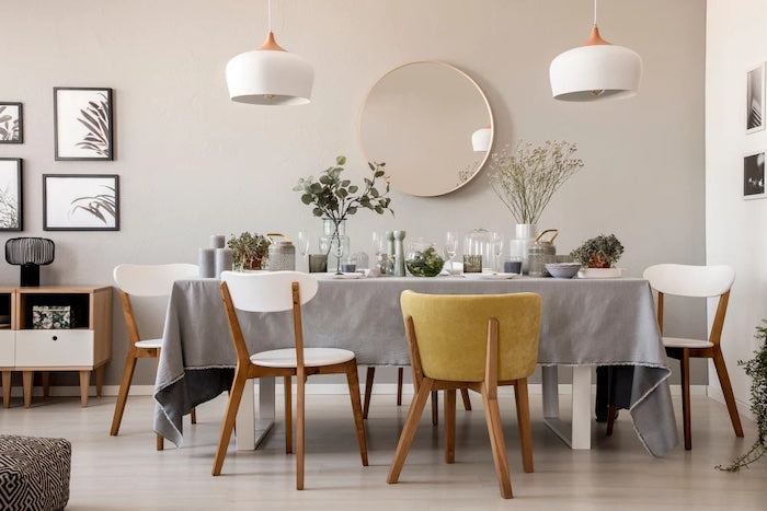 beautiful dining room decorations