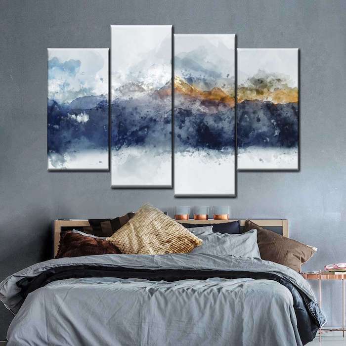 Blue wall decor ideas