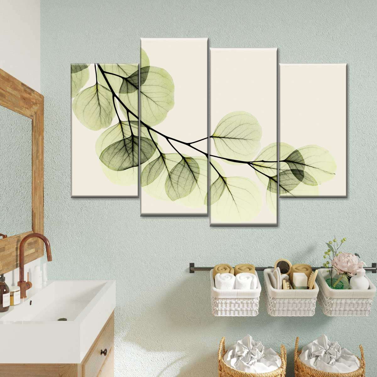 boost your bathroom with wall decor