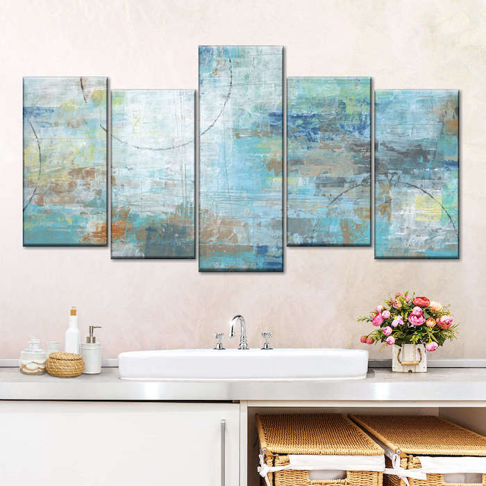 canvas wall art for bathrooms