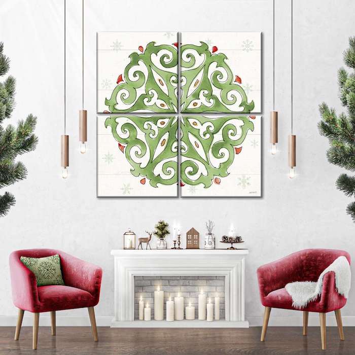 christmas wall art ideas