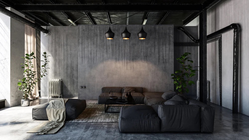 dark grey living room decor ideas