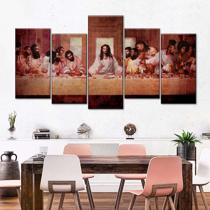 religious black wall art