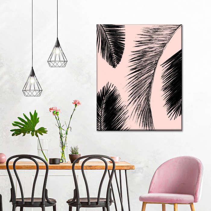 black wall decor