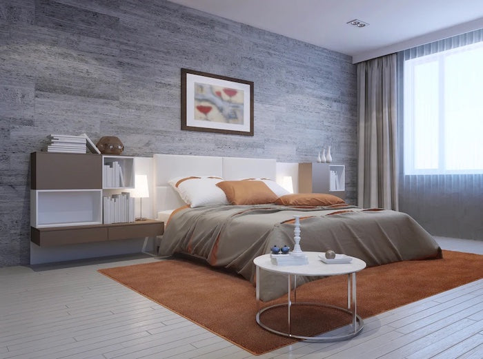 grey bedroom wall decor ideas