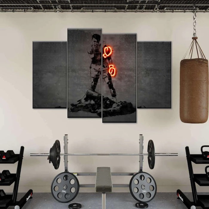  Gym Rat Banner - Home Gym Decor - Large Wall Art