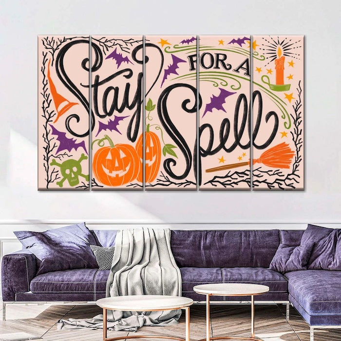 halloween canvas art