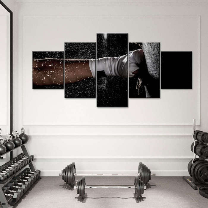 home gym art ideas
