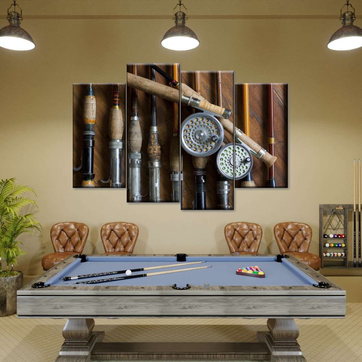 Old Fly Fishing Rods Wall Art: Canvas Prints, Art Prints & Framed Canvas