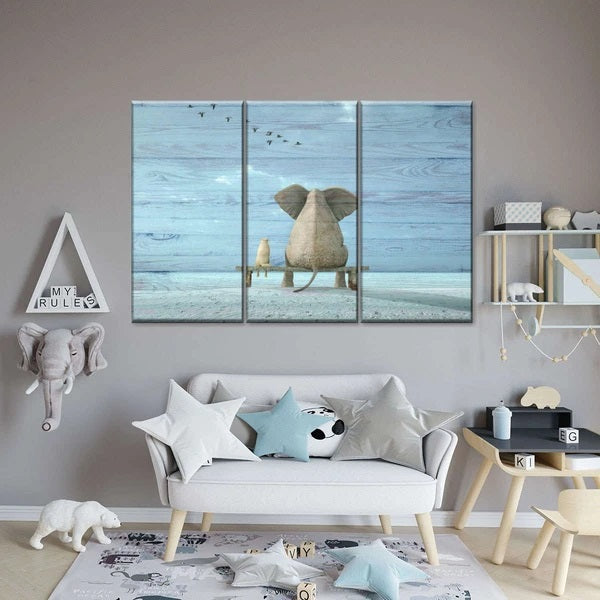 Elephant Daydream Wall Art