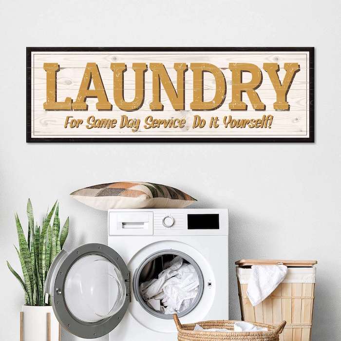 Do It Yourself Laundry Canvas Wall Art