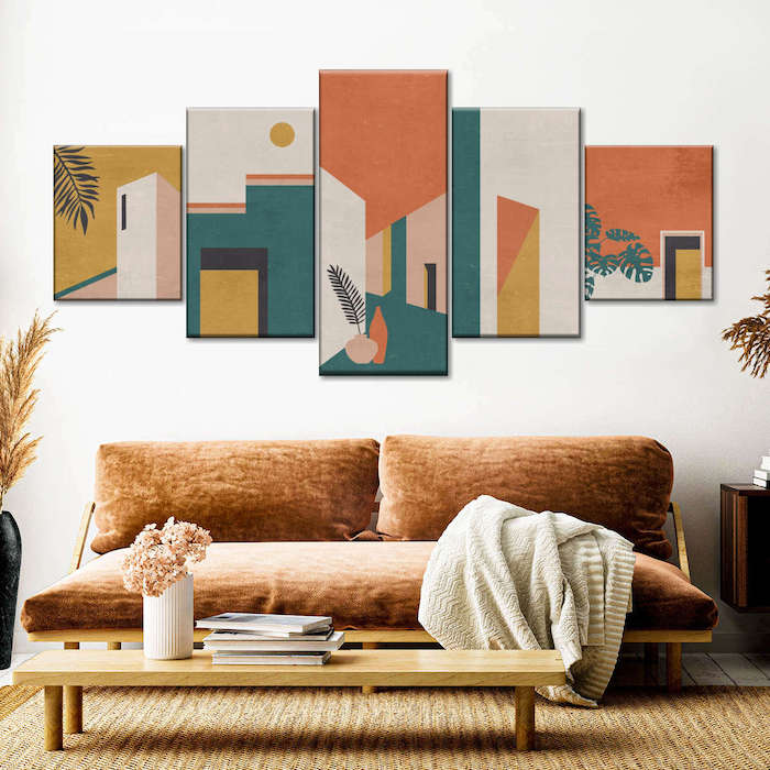 how to decorate living room walls