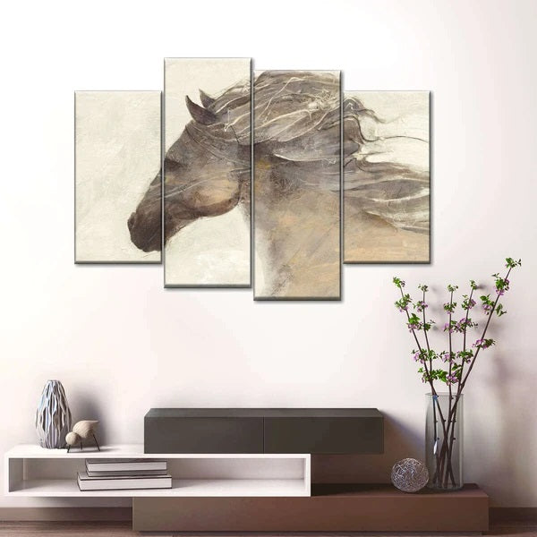 Abstract Horse Wall Art