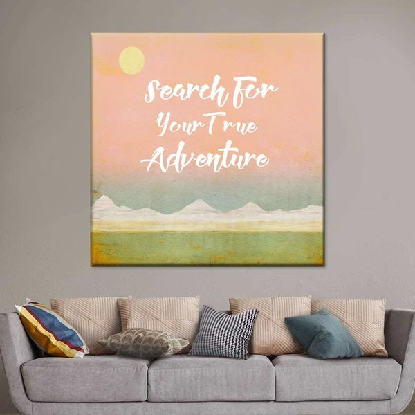 Search For Your True Adventure Multi Panel Canvas Wall Art