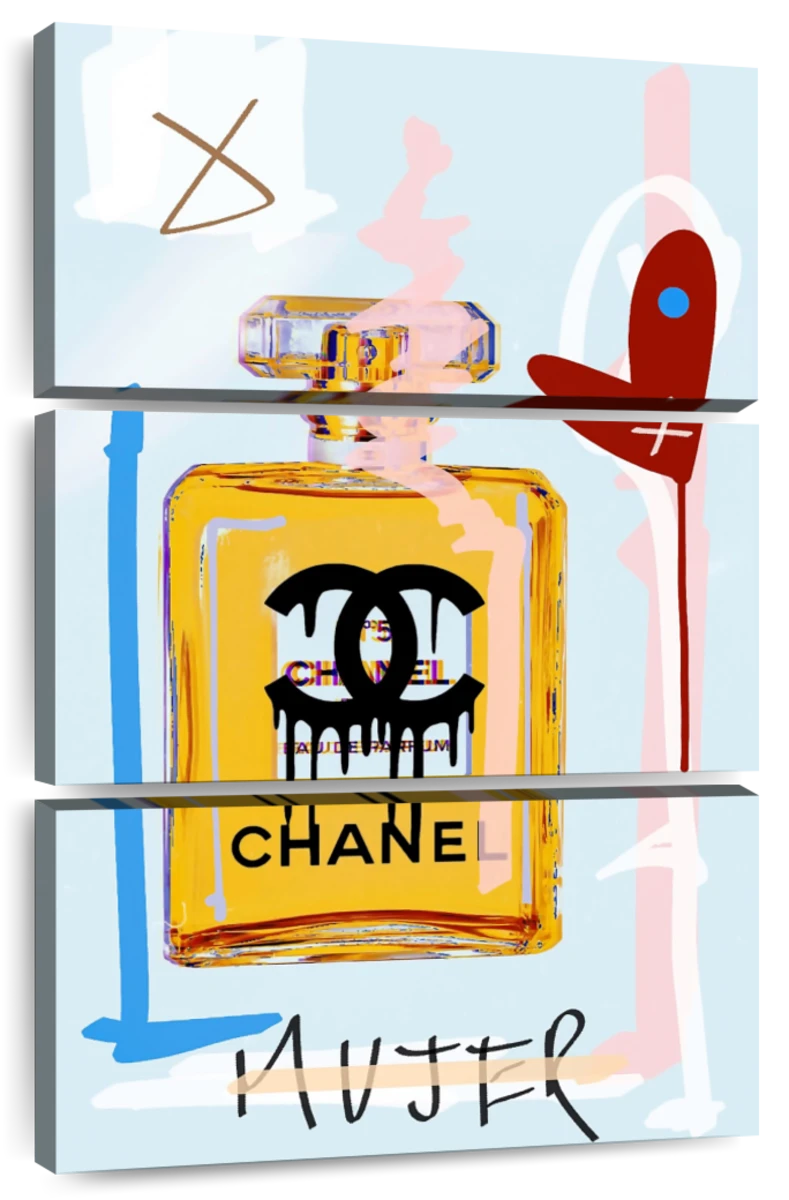 Chanel Bottle Wall Art