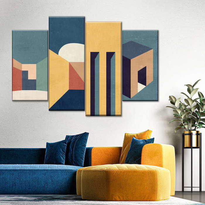 modern canvas wall decor ideas