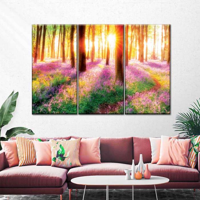 sunrise nature wall art